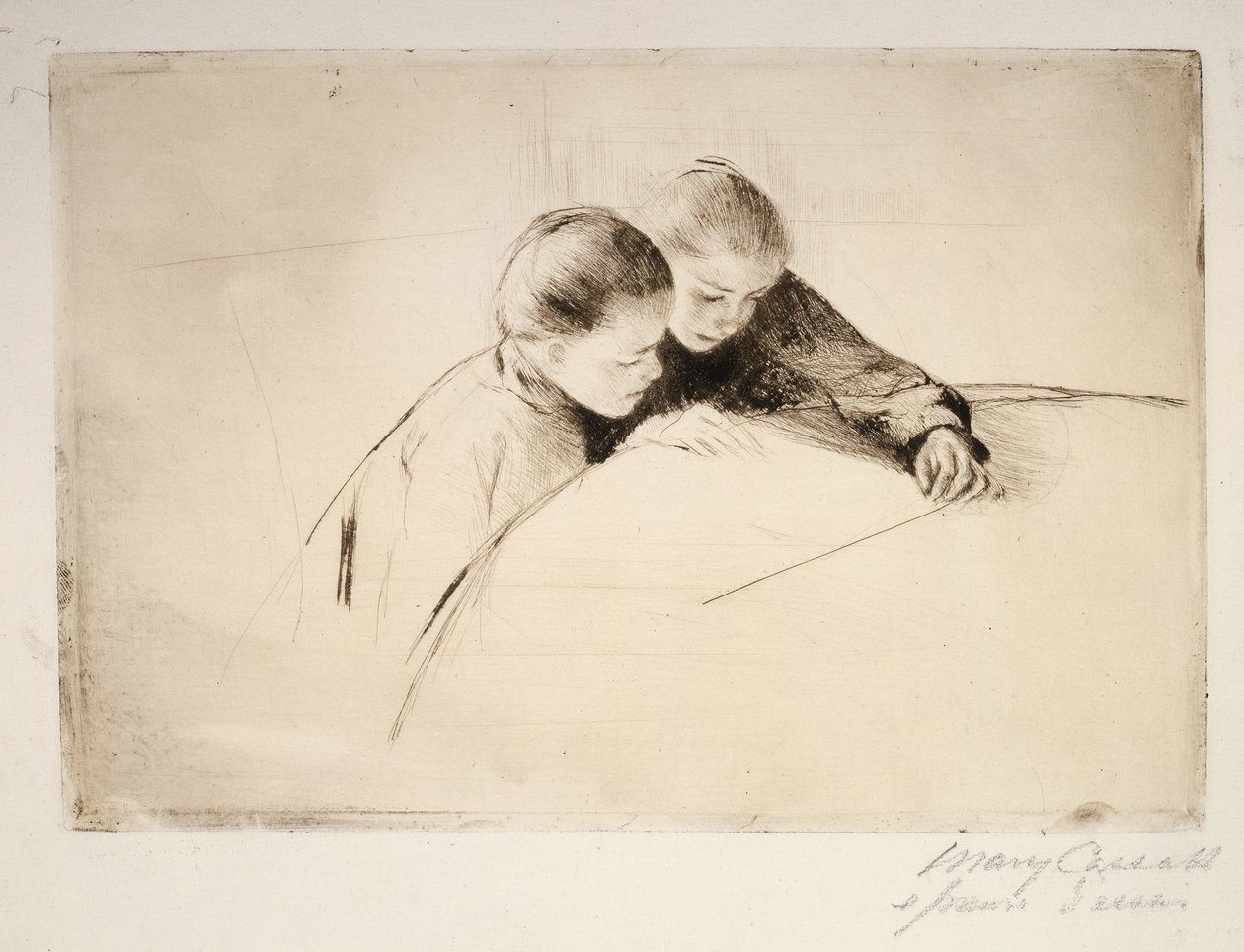 La mappa, 1890 da Mary Cassatt