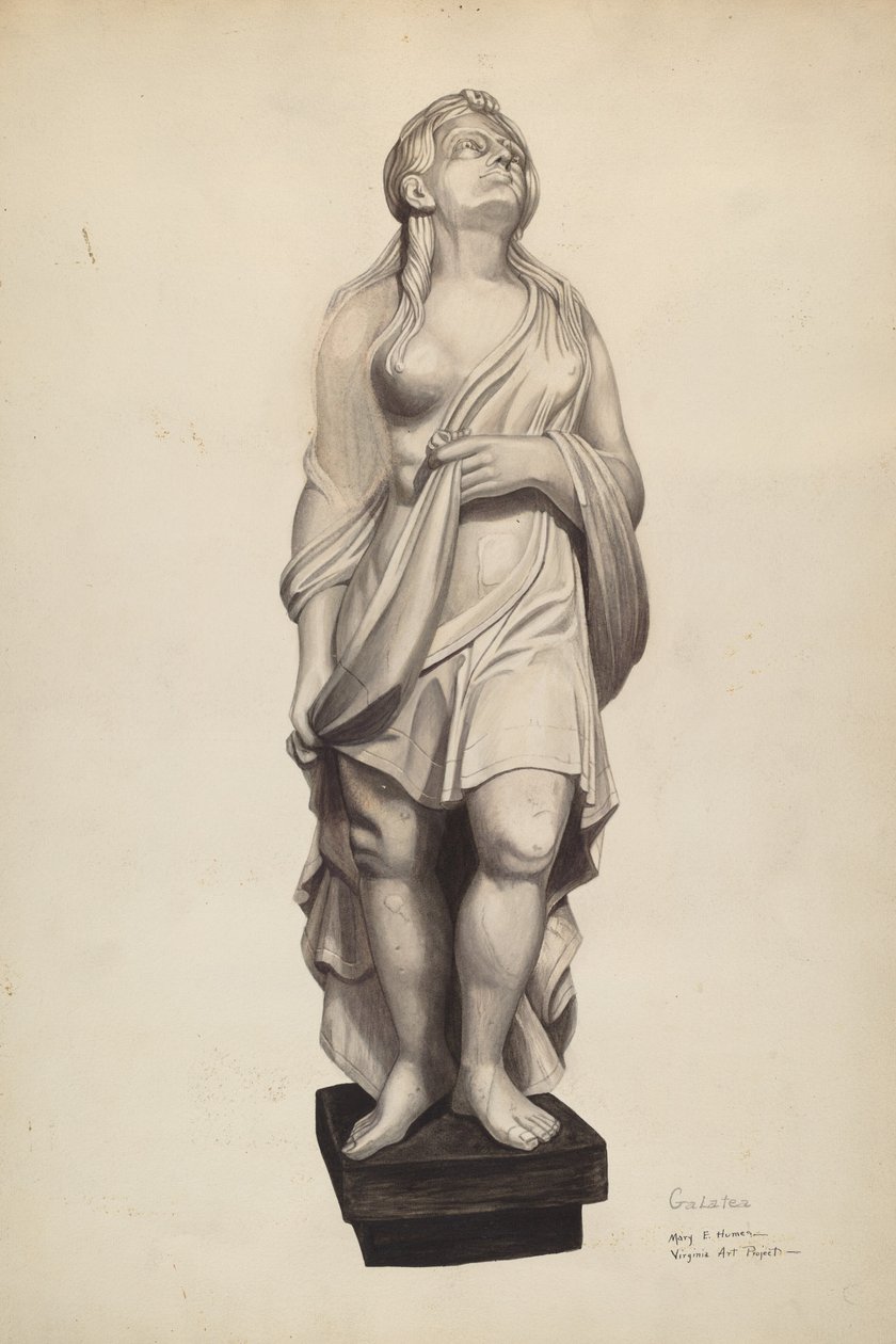 Galatea Figurehead, c. 1940 da Mary E Humes