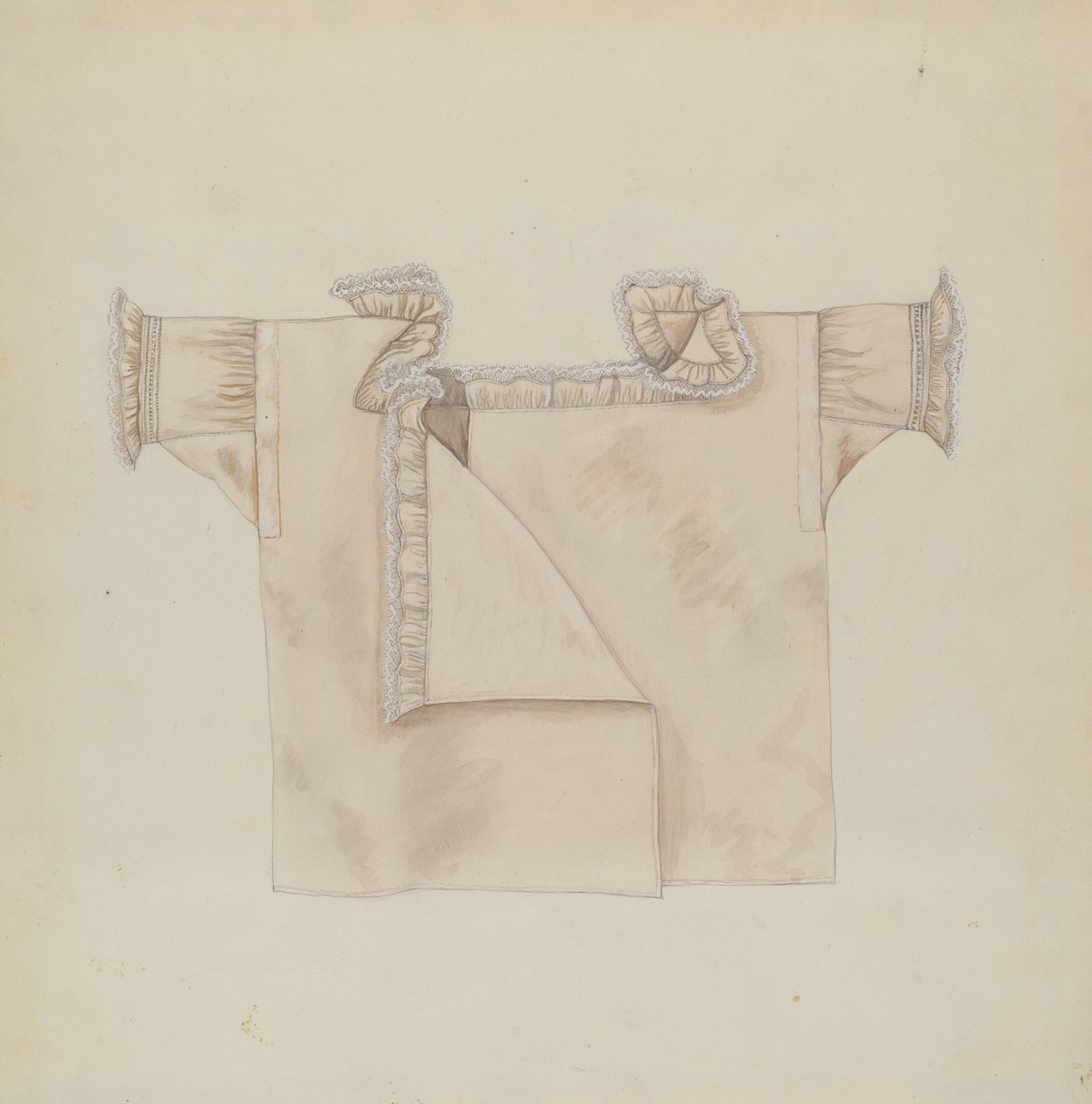 Camicia per neonati, c. 1937 da Mary E Humes