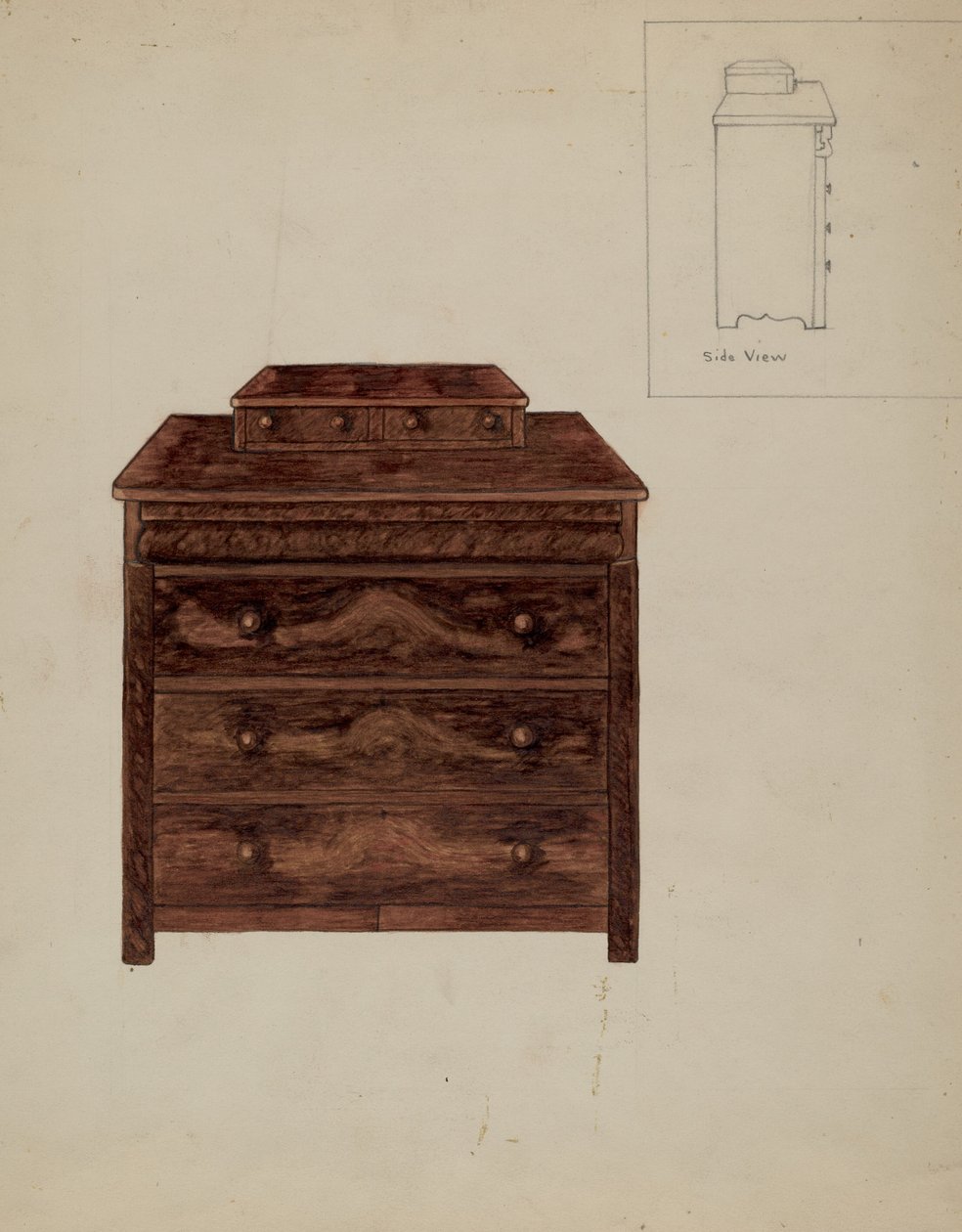 Vecchio comò da Mary E Humes