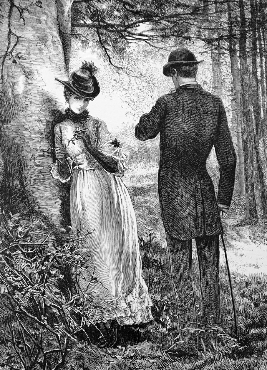 Una coppia in corteggiamento da Mary Ellen Edwards