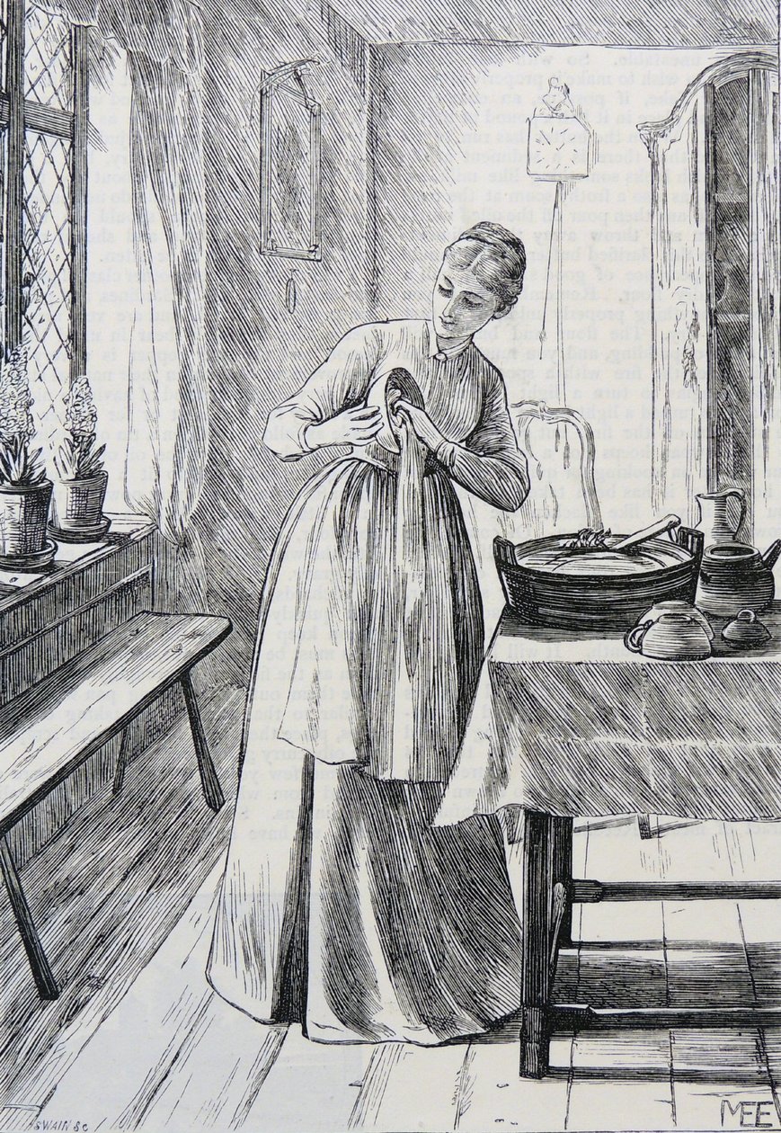Illustrazione di una casalinga da Mary Ellen Edwards