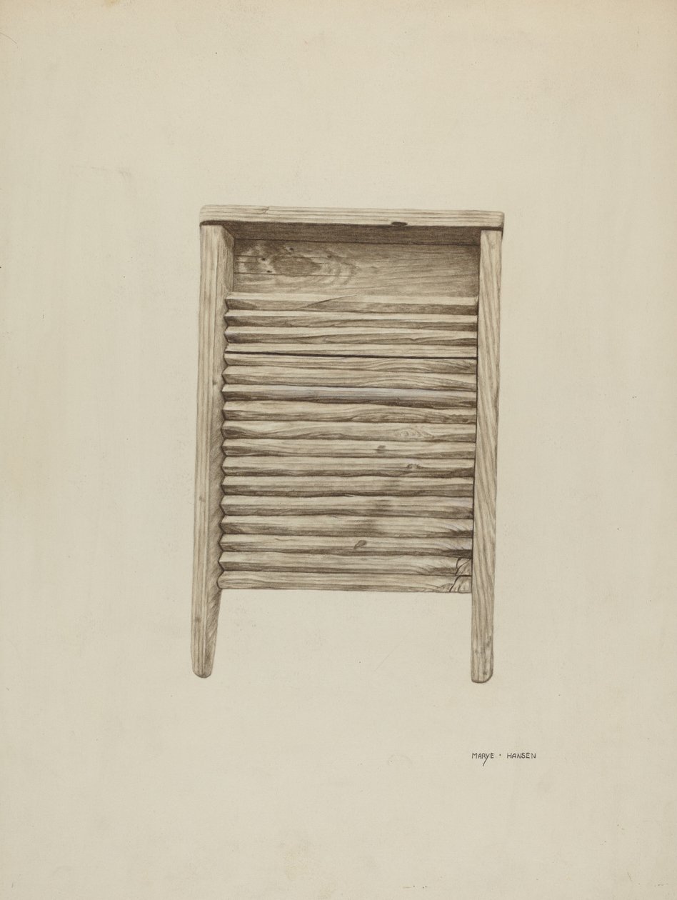 Asse da lavare, c. 1940 da Mary Hansen