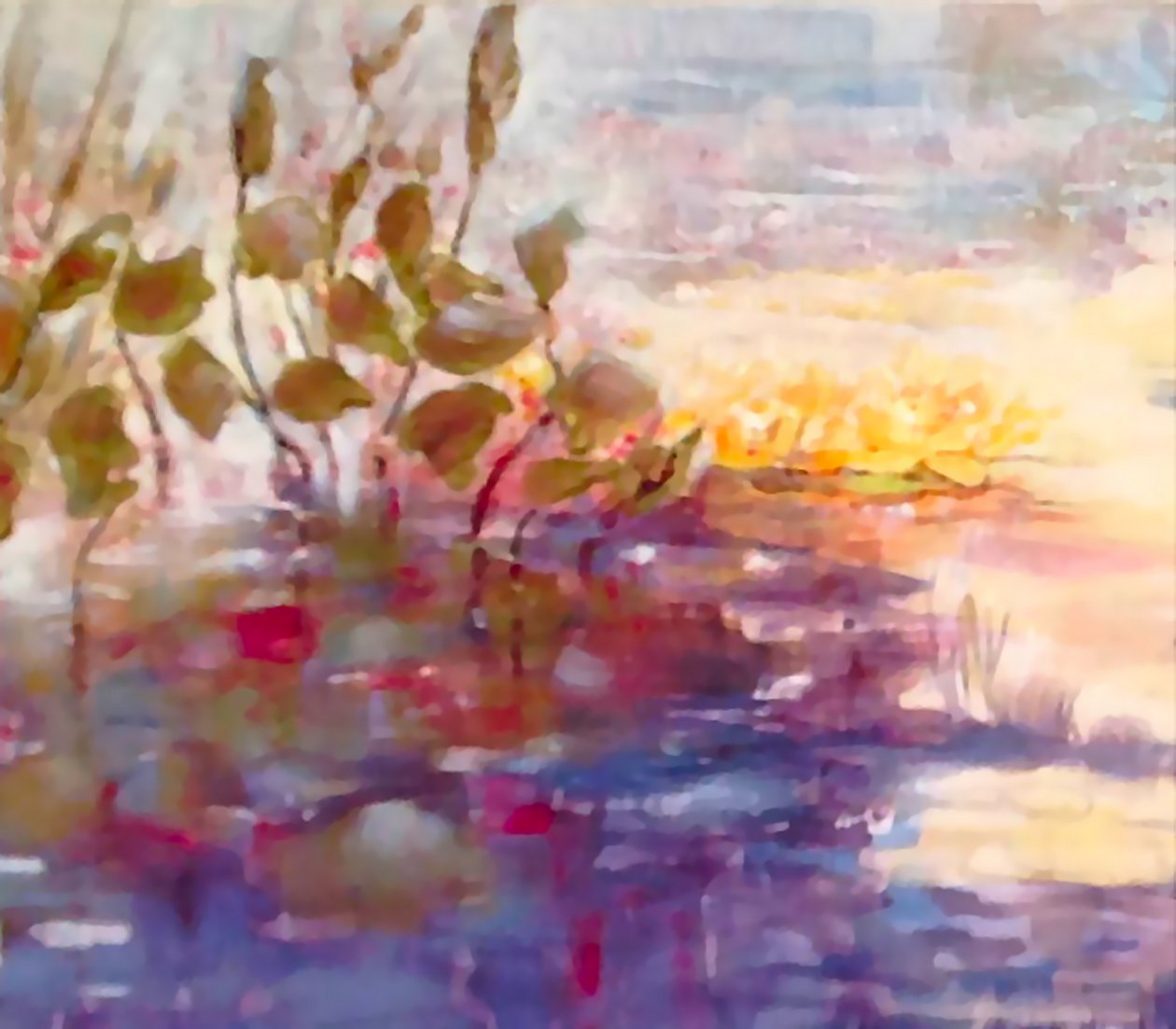 Riflessi dorati e rosa da Mary Smith