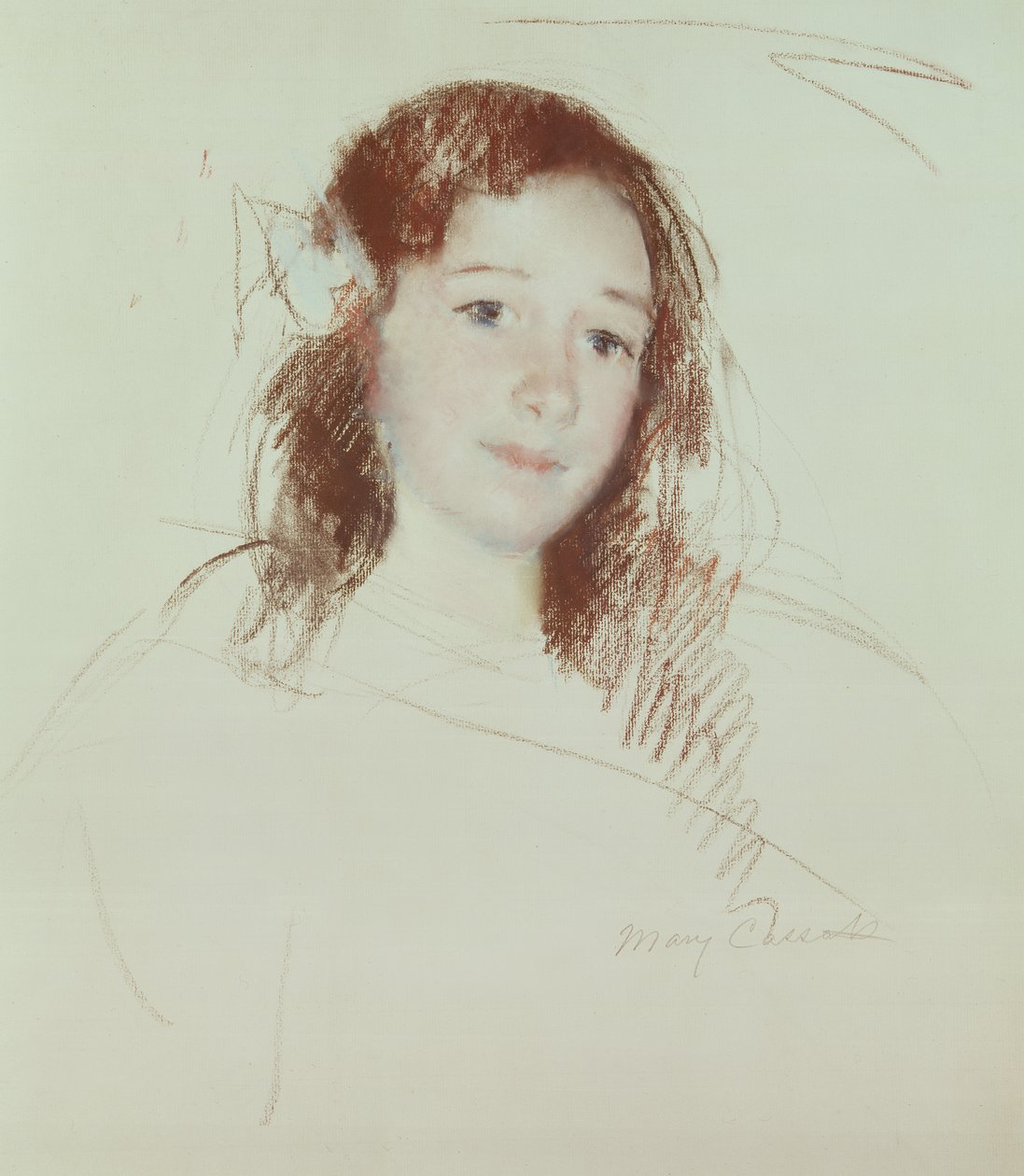 Testa di Adele da Mary Cassatt