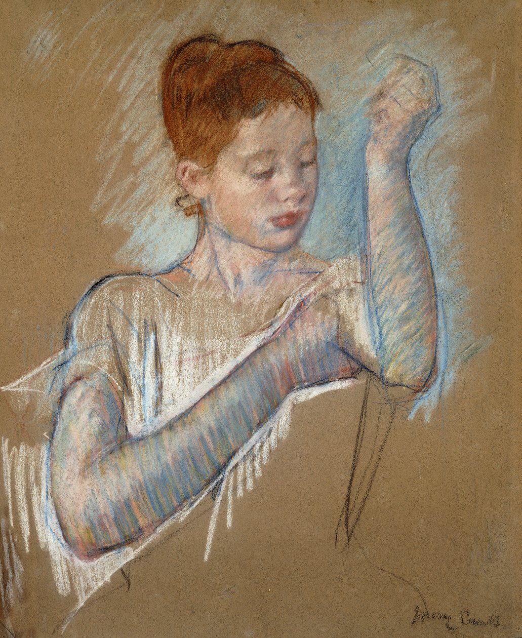 I guanti lunghi, 1889 da Mary Cassatt