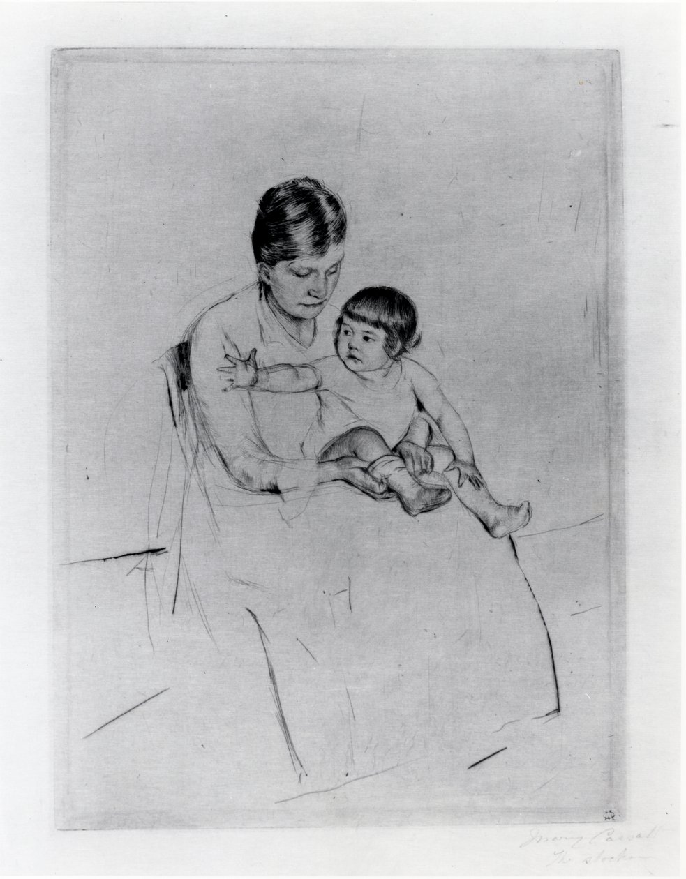 La calza da Mary Stevenson Cassatt