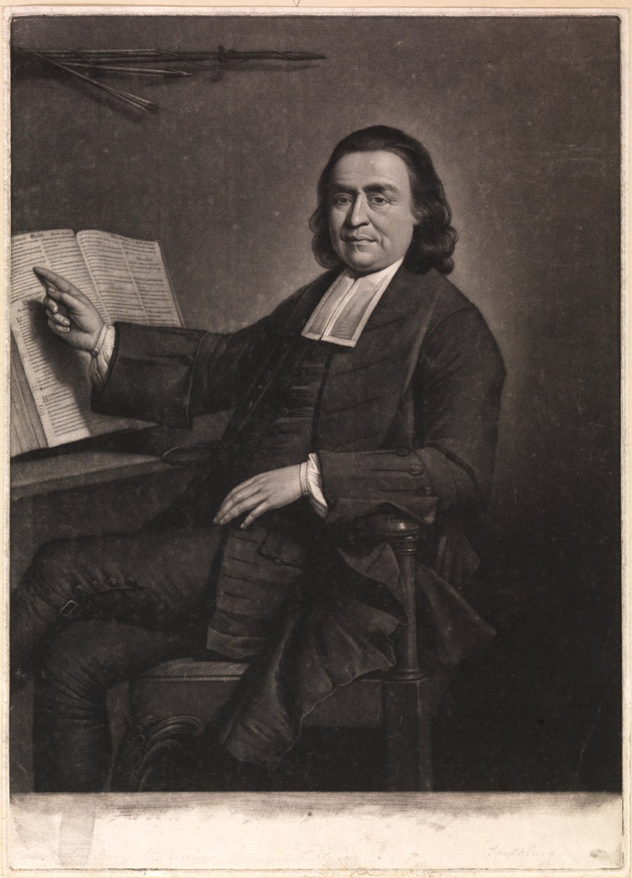 Il reverendo Mr Samson Occom, inciso da Jonathan Spilsbury, 1768 da Mason Chamberlin