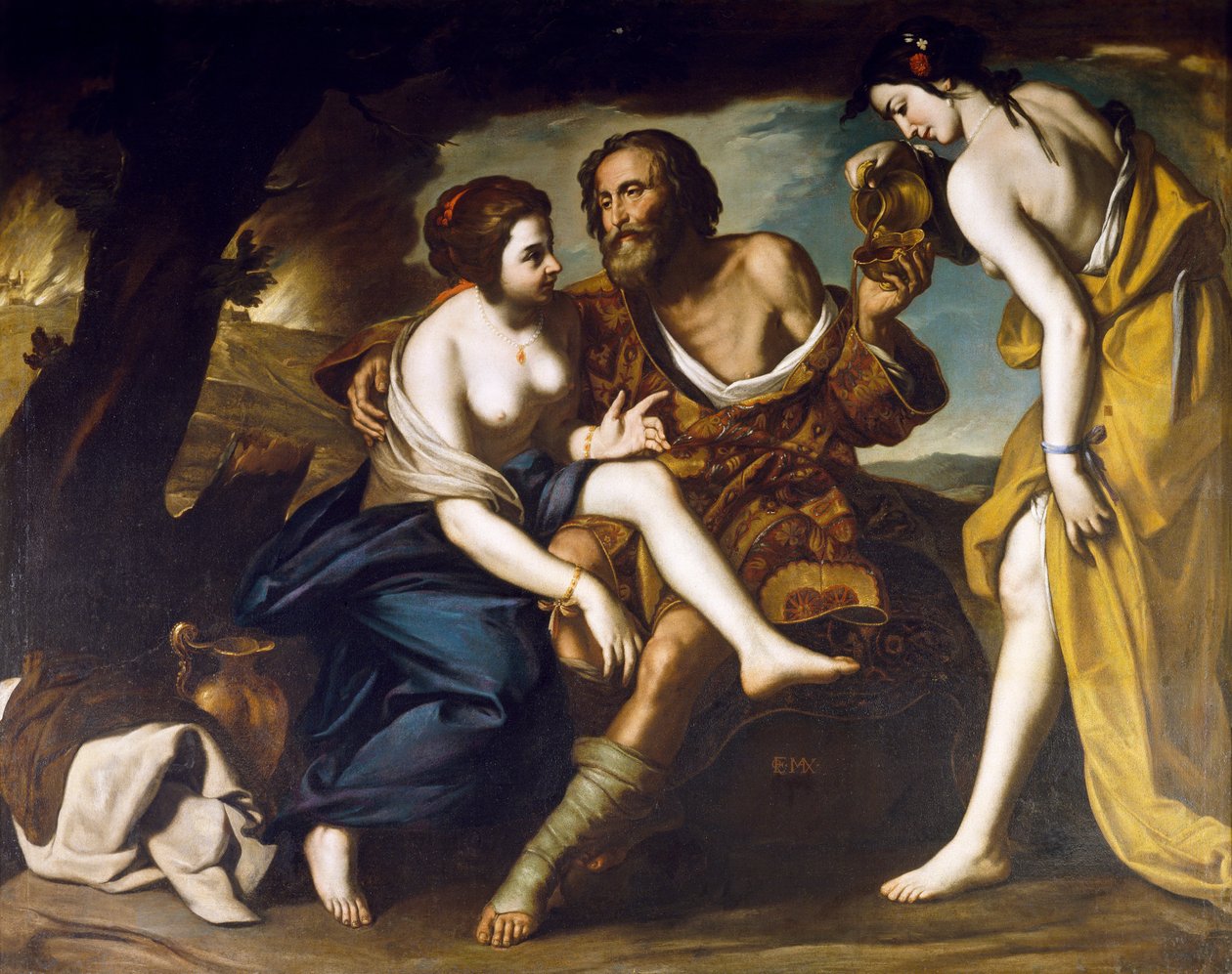 Lot e le sue figlie da Massimo Stanzione