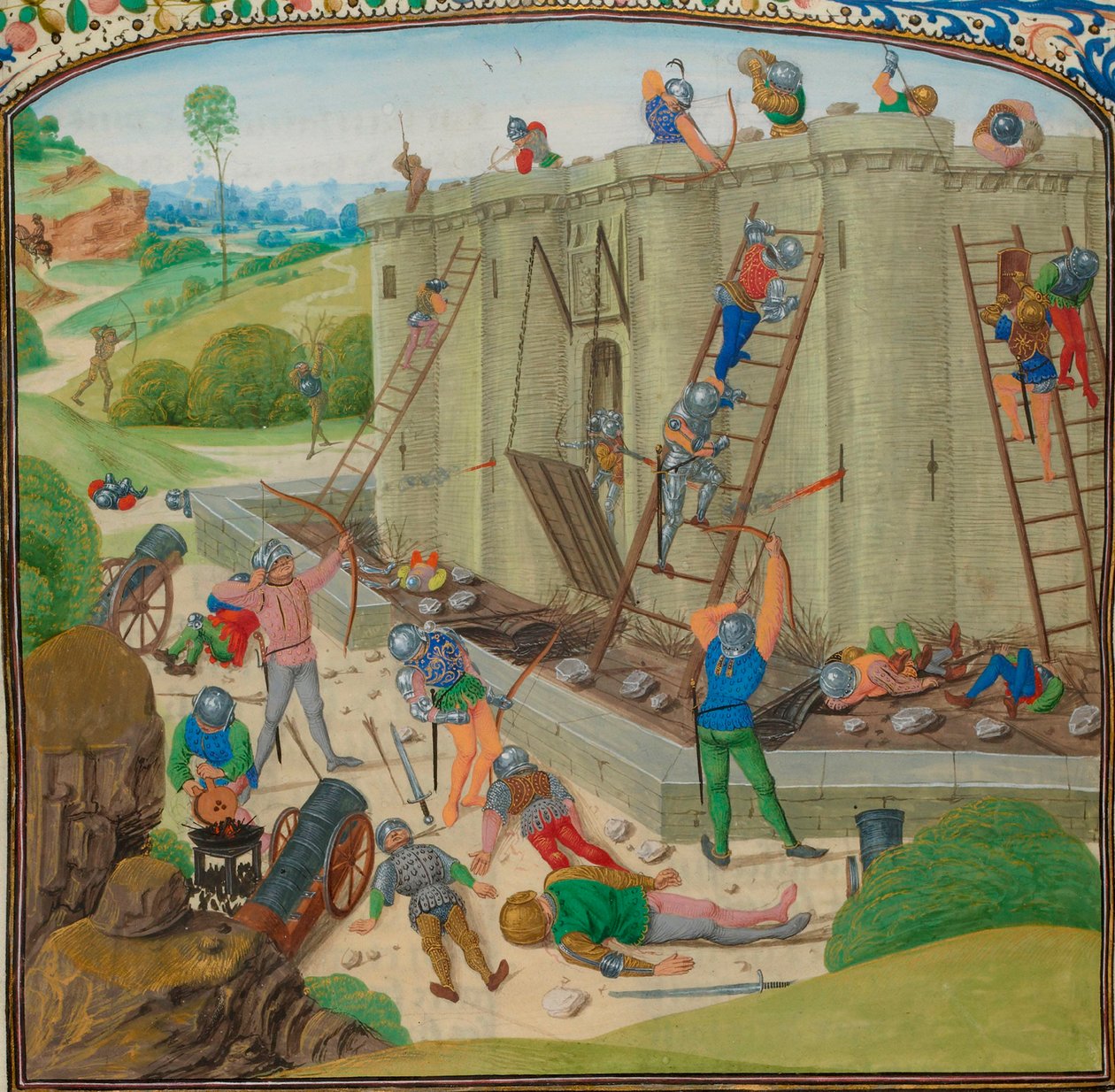 Le più antiche rappresentazioni conosciute del castello illustrano l