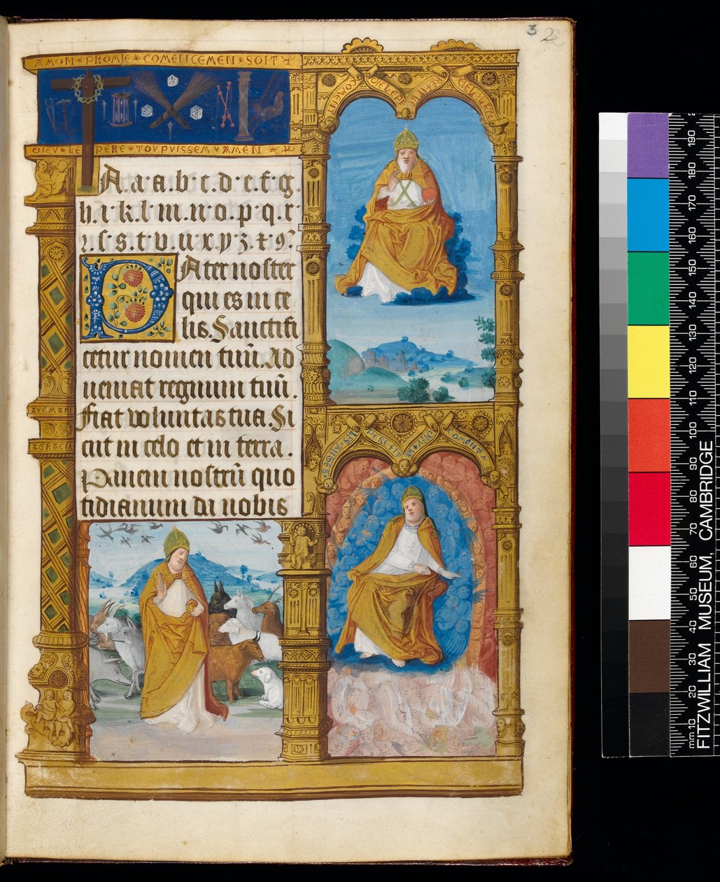 Ms 159, fol 3r Vita di San Claudio di Besançon, da 