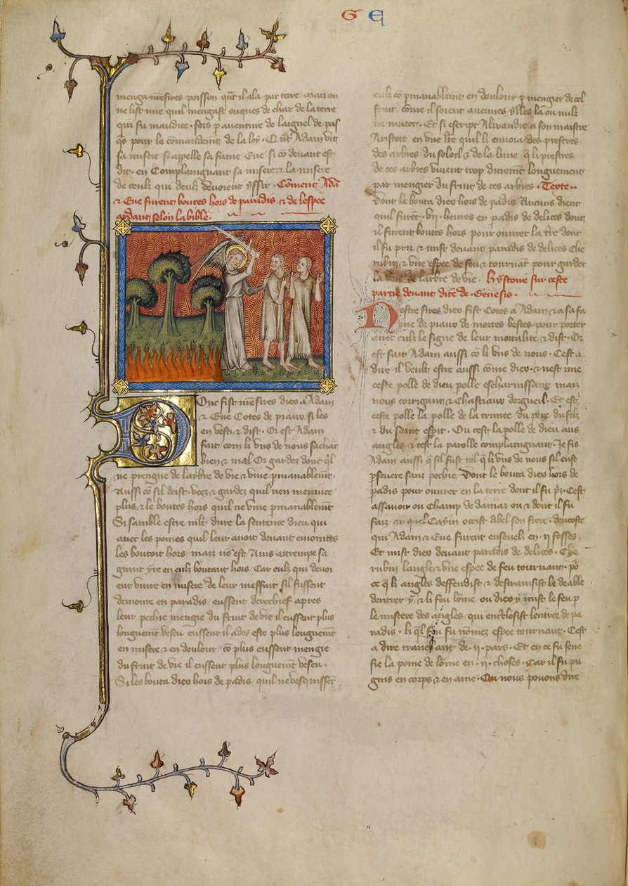 La cacciata dal Paradiso da Master of Jean