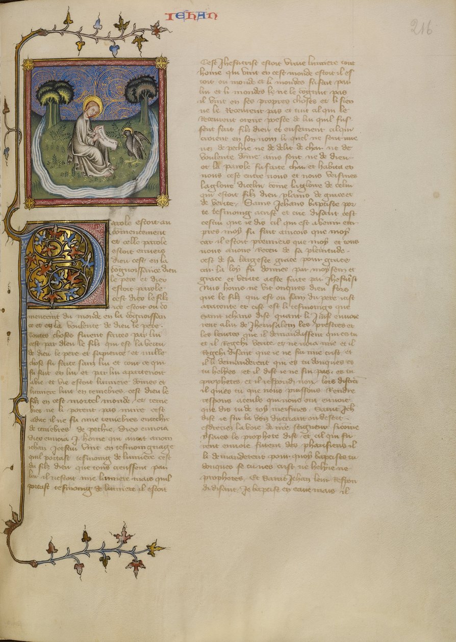 San Giovanni a Patmos da Master of Jean