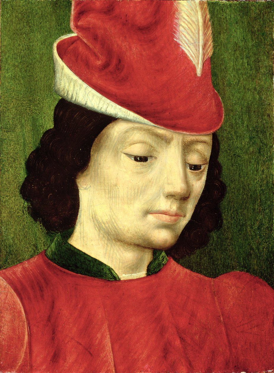 Ritratto di un giovane uomo da Master of Moulins