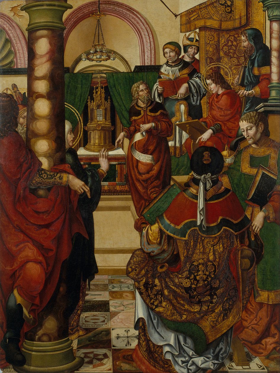 Gesù tra i dottori della legge da Master of Sigena
