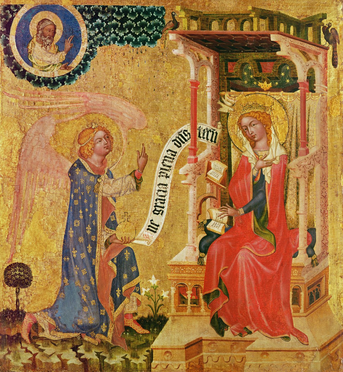 Annunciazione da Master of the Cycle of Vyssi Brod