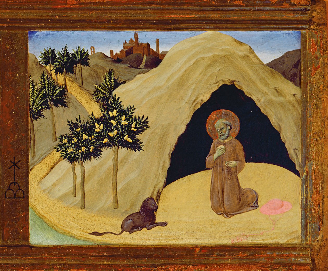 San Girolamo con il leone (dettaglio) da Master of the Osservanza