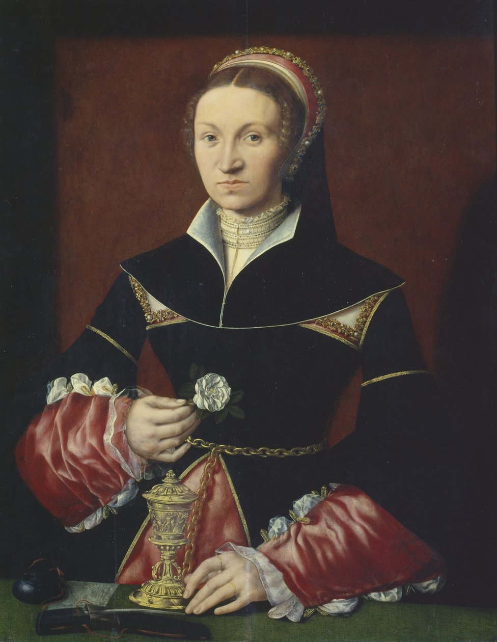 Ritratto di una signora, 1536 da Master A.W.