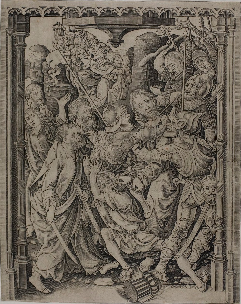 Cristo catturato da Master I.A.M. of Zwolle