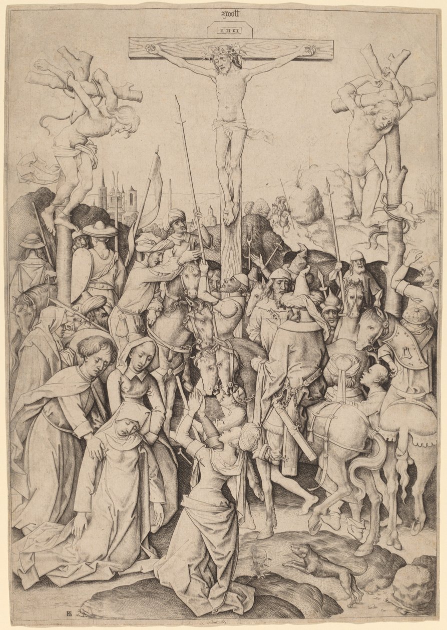 Il Monte del Calvario da Master I.A.M. of Zwolle