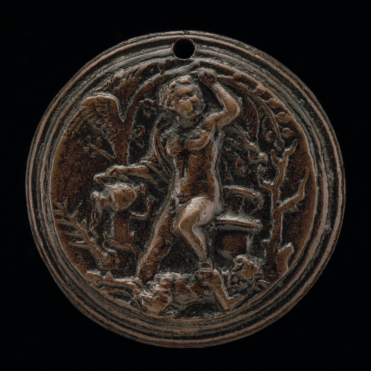 Scena allegorica, XVI secolo da Master I.S.A.