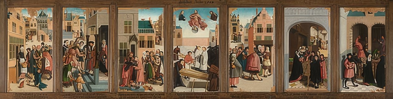Le sette opere di misericordia da Master of Alkmaar