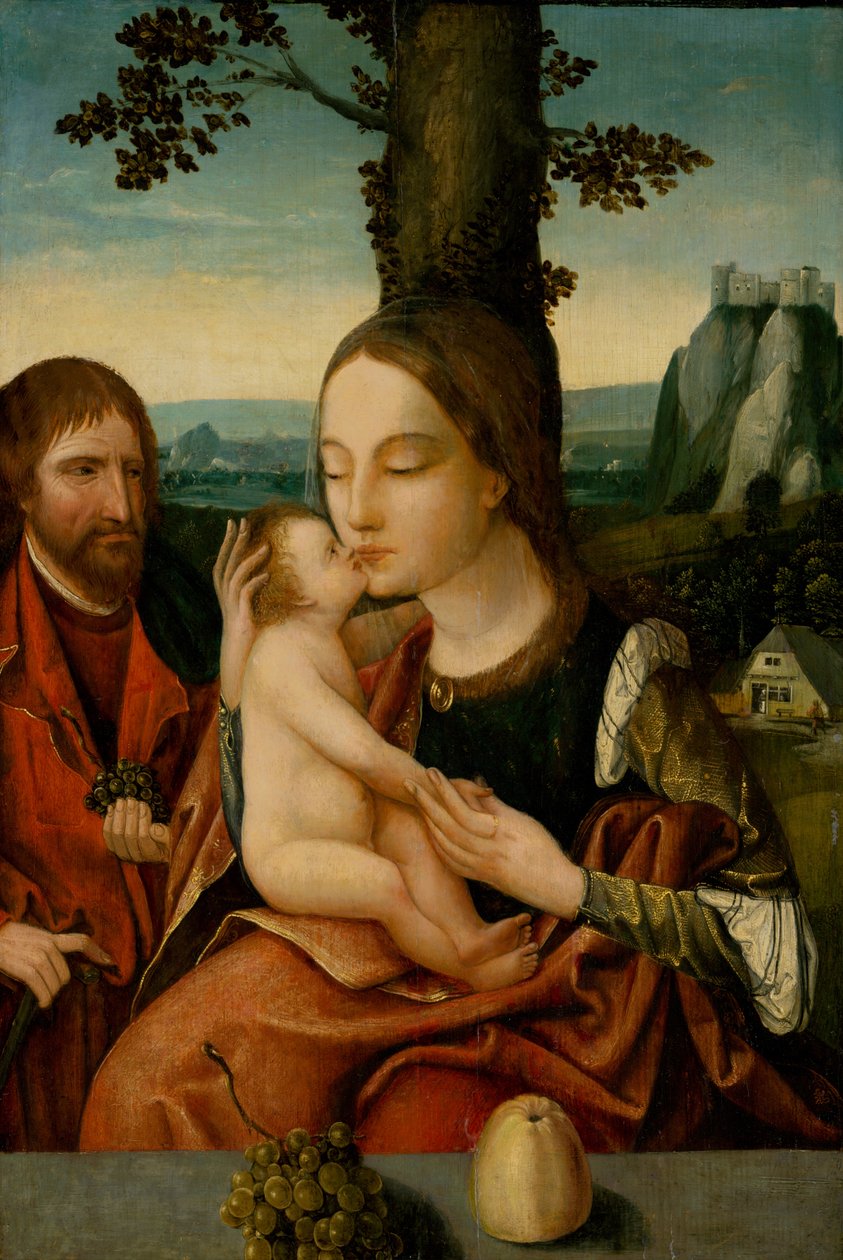 La Sacra Famiglia, 1530 da Master of Antwerp