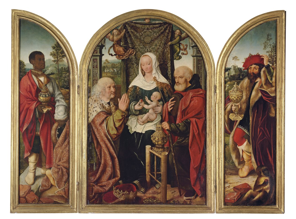 Adorazione dei Magi da Master of Frankfurt