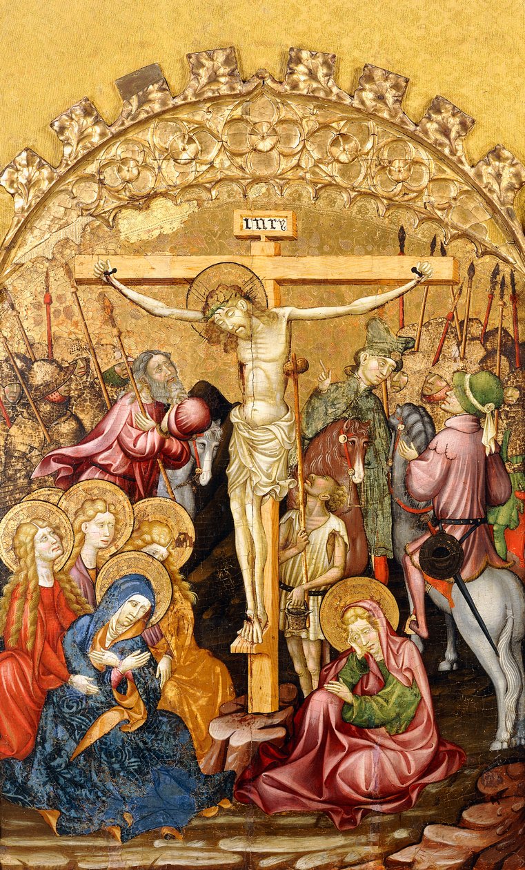 La crocifissione, XV secolo da Master of Torralba