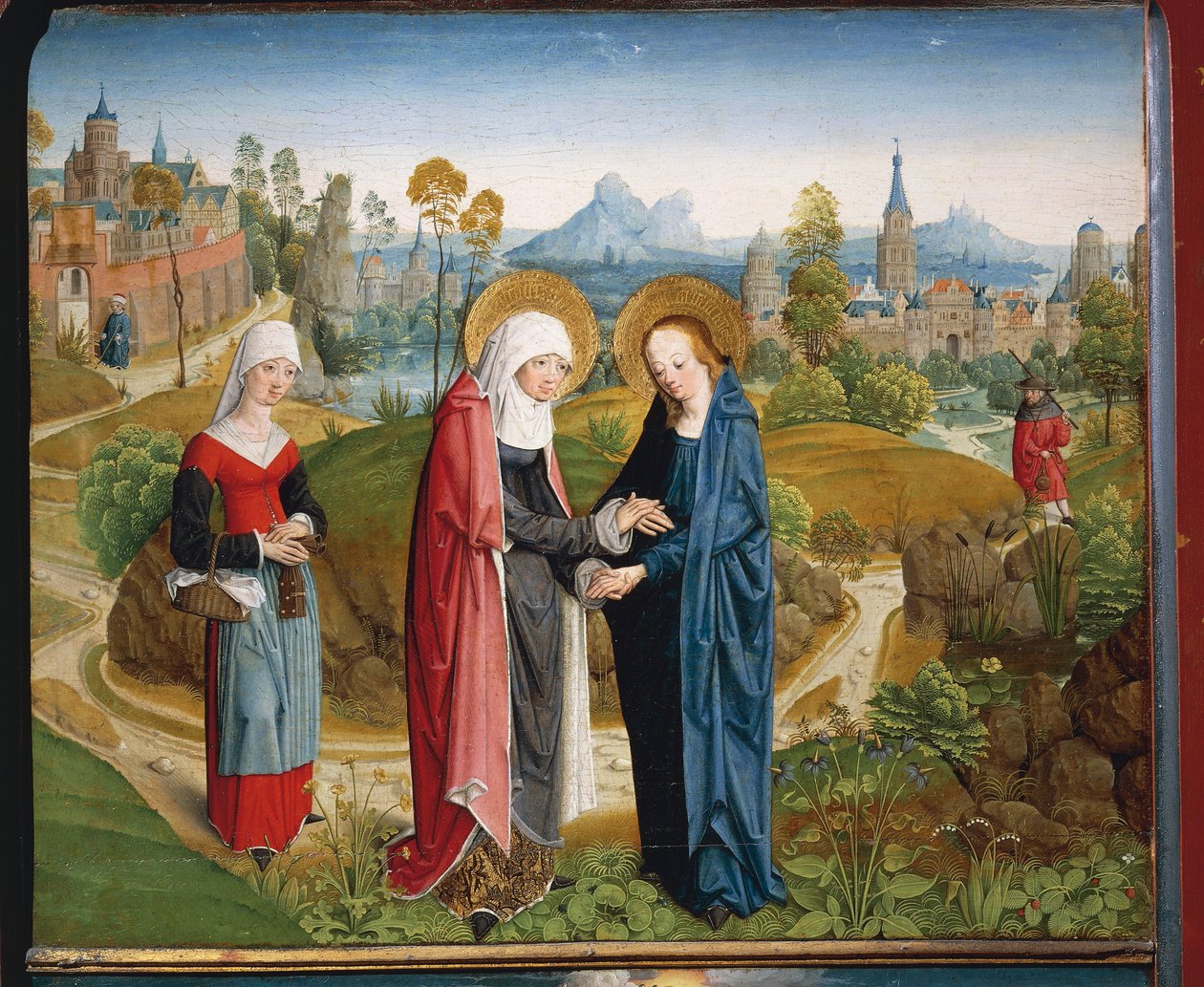 La Visitazione da Master of the Aachen Altar