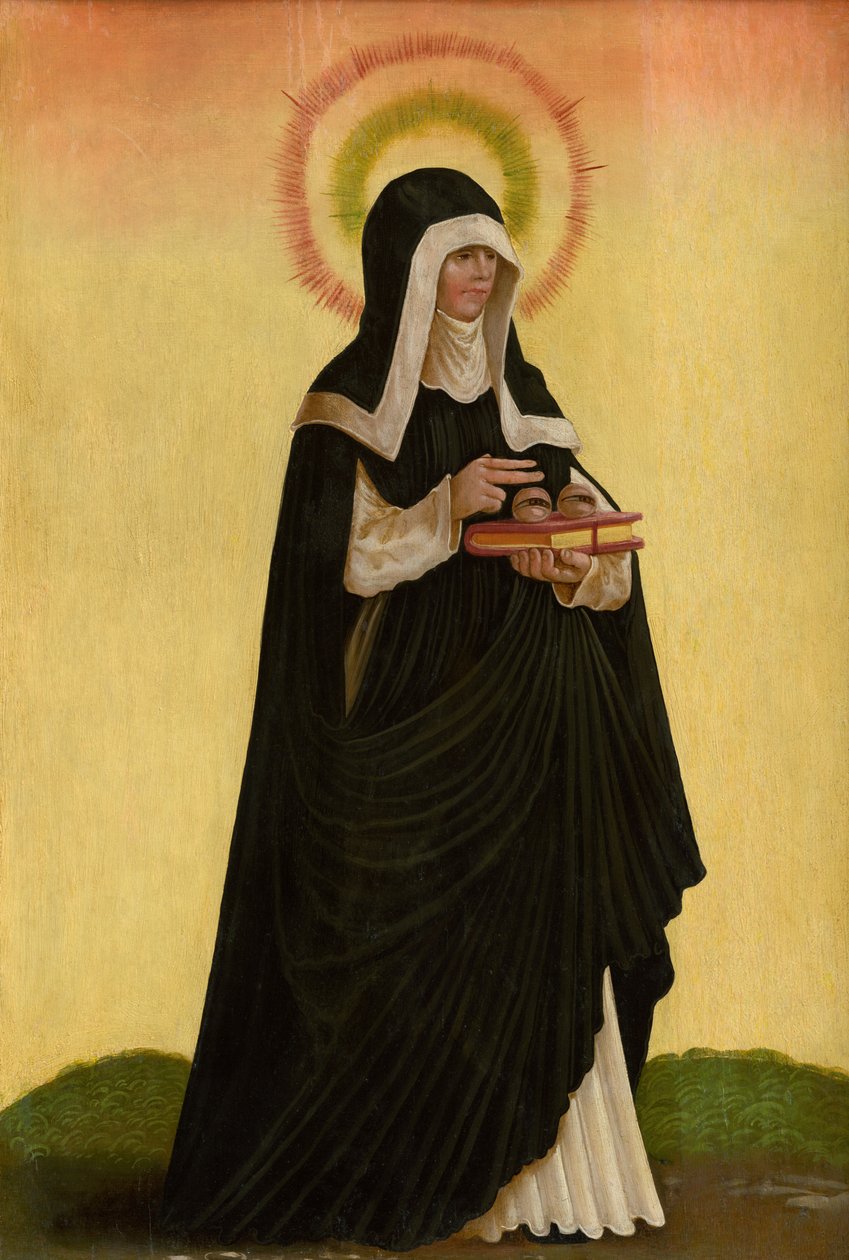 Santa Odilia da Master of the Danube School