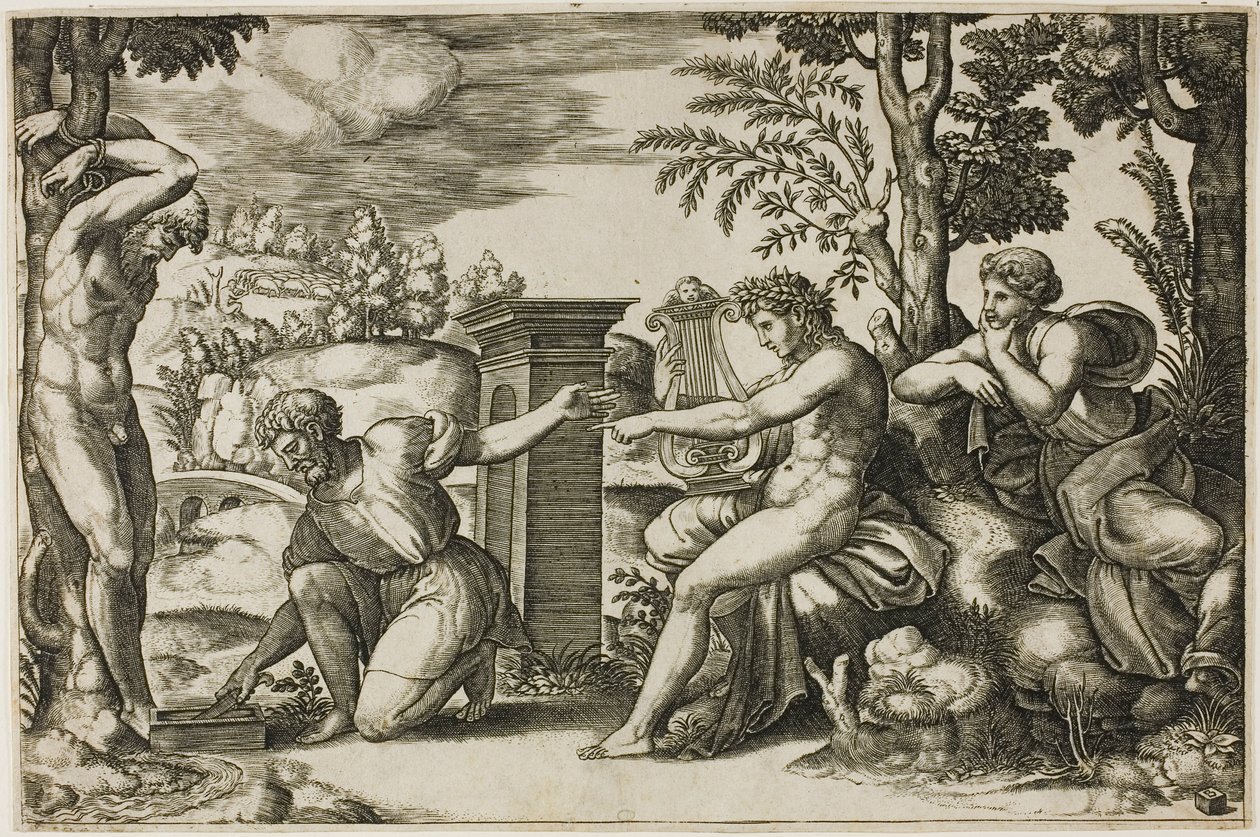 Apollo e Marsia da Master of the Die