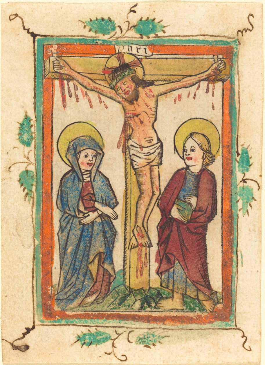 La crocifissione da Master of the Dutuit Mount of Olives