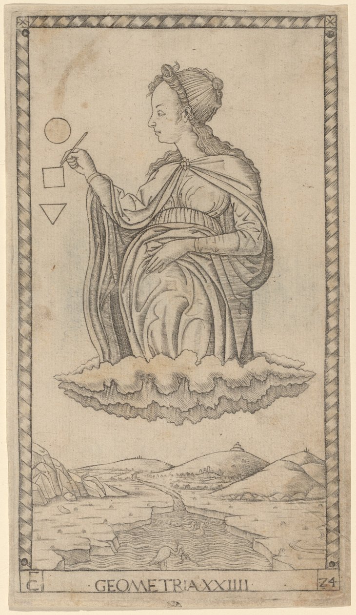 Geometria da Master of the E Series Tarocchi