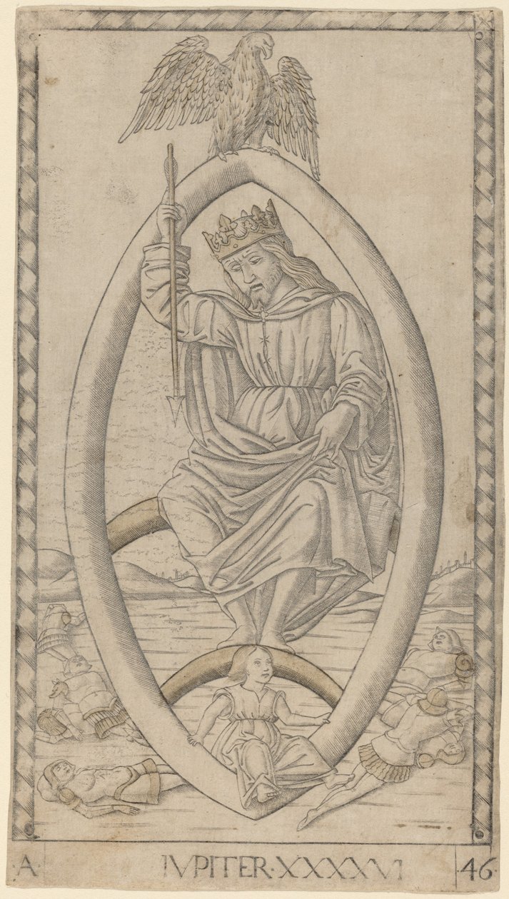 Giove da Master of the E Series Tarocchi