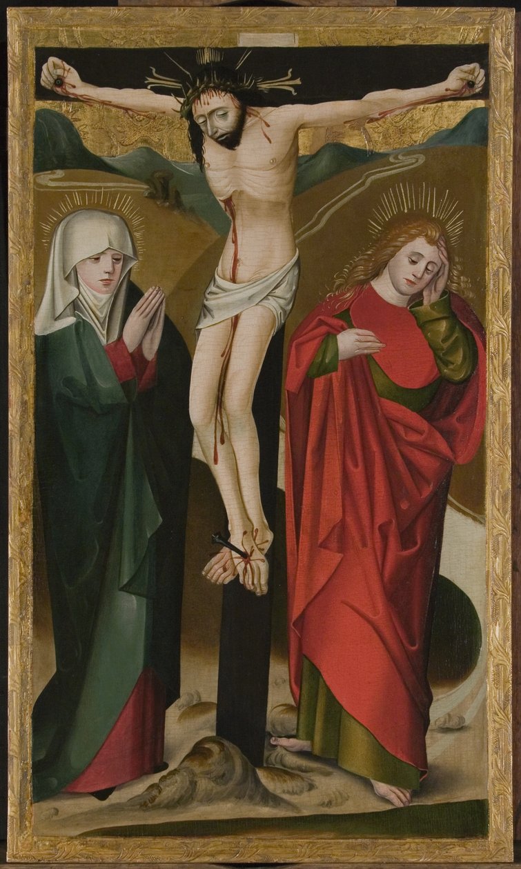 La Crocifissione da Master of the Hanover Marktkirche Altar