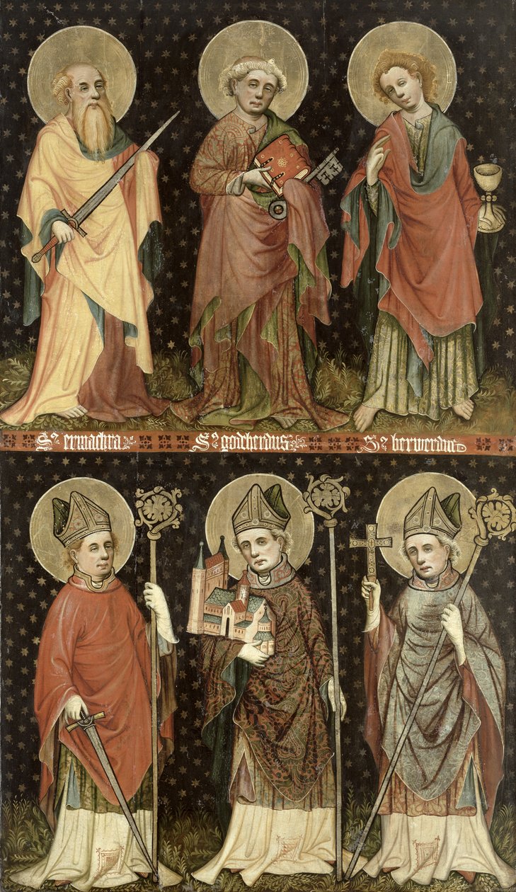 Sei santi da Master of the Holy Barefoot Altarpiece