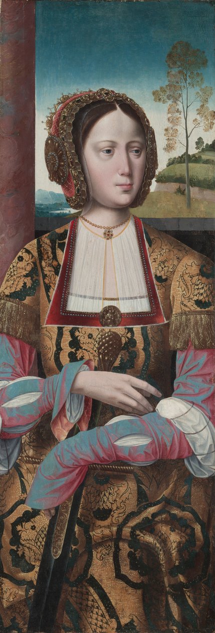 Santa Caterina, c. 1520 da Master of the Holy Blood