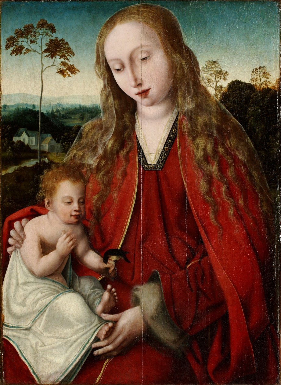 Madonna con Bambino da Master of the Mansi Magdalen