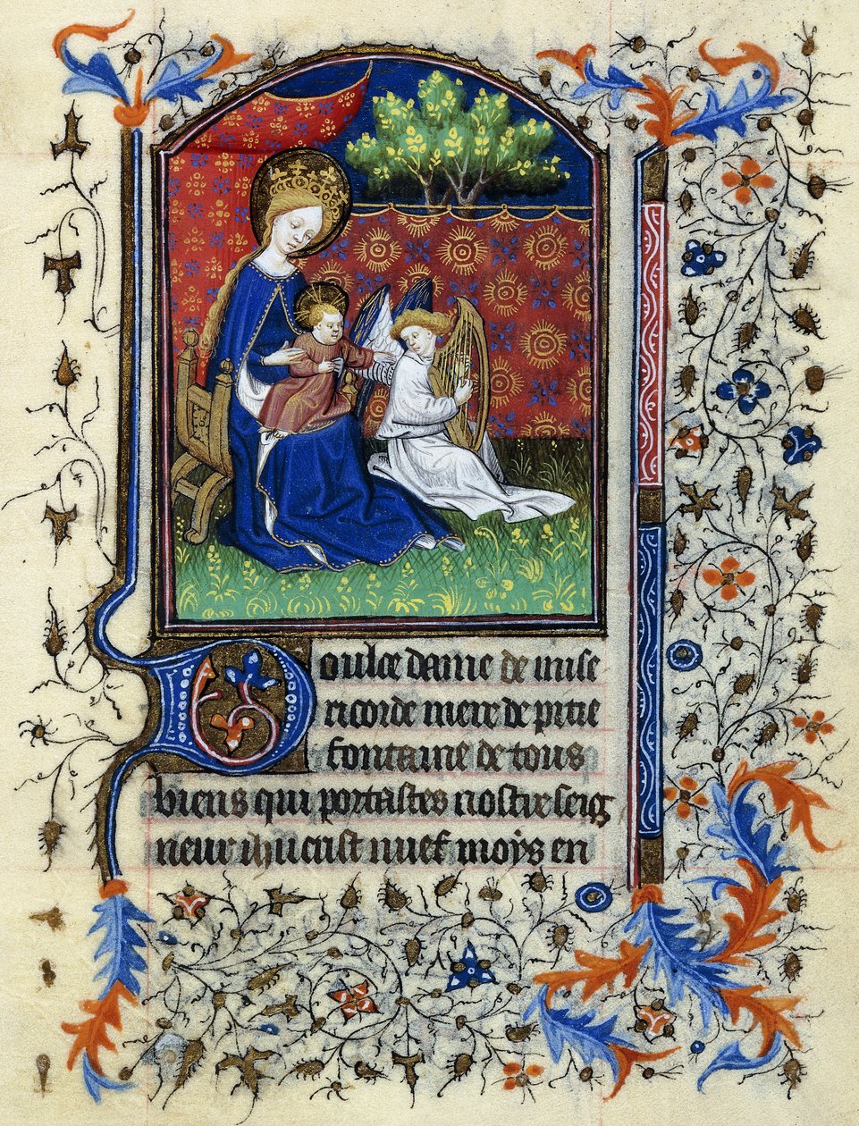 Vergine incoronata, c.1430-1440 da Master of the Munich Golden Legend