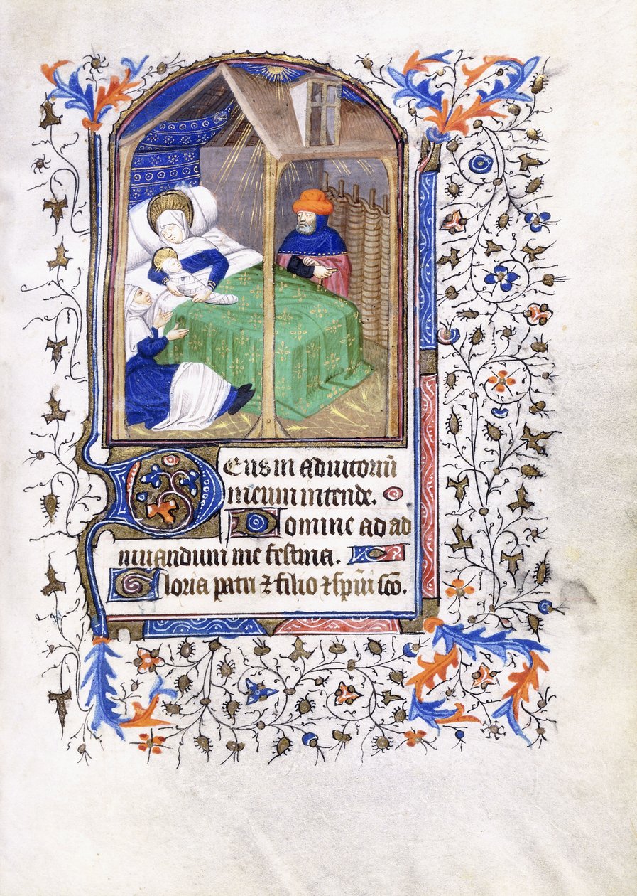 Natività, c.1430-1440 da Master of the Munich Golden Legend