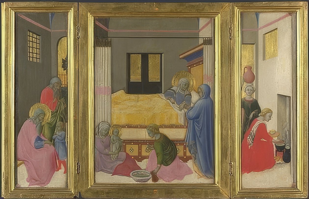 Nascita di Maria da Master of the Osservanza