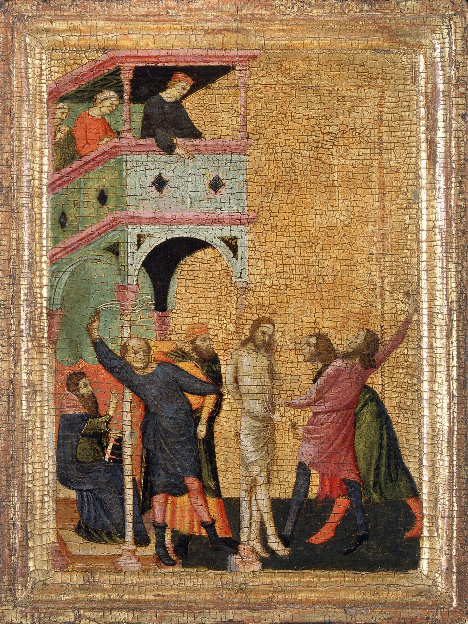 Flagellazione (recto) da Master of the Poldi Pezzoli diptych