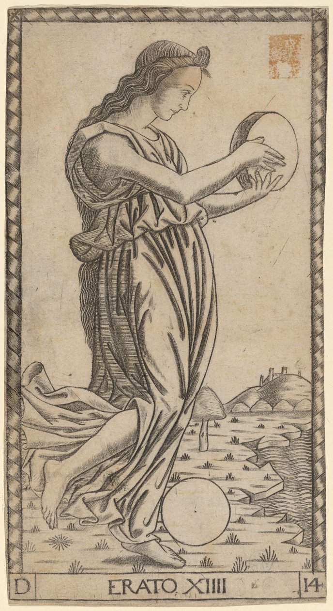 Erato da Master of the S Series Tarocchi
