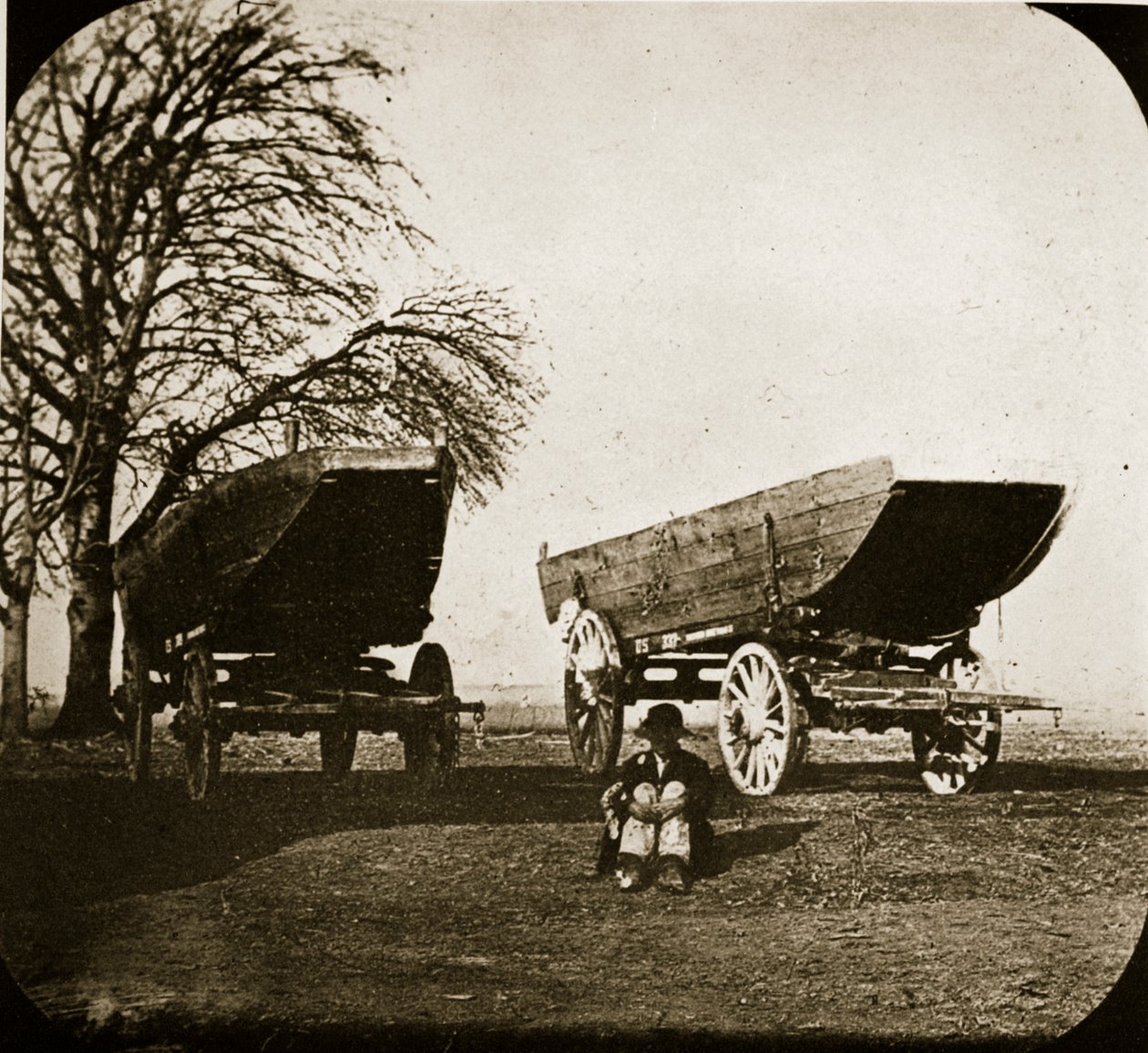 Barca a ponte su ruote, 1861-65 da Mathew B. Brady