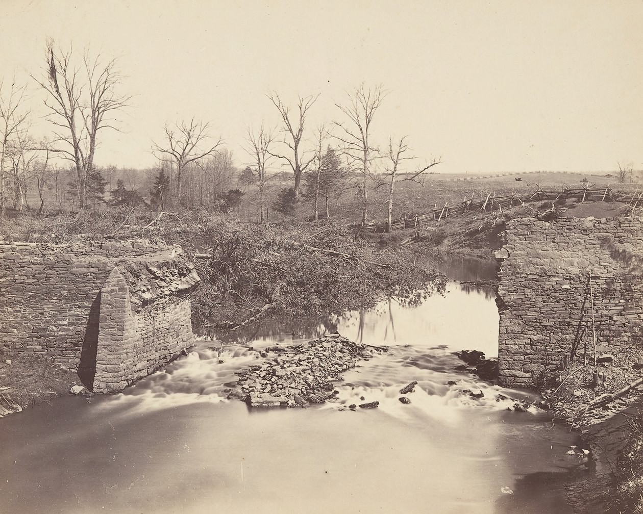 Ponte di pietra - Bull Run, 1862 da Mathew Brady