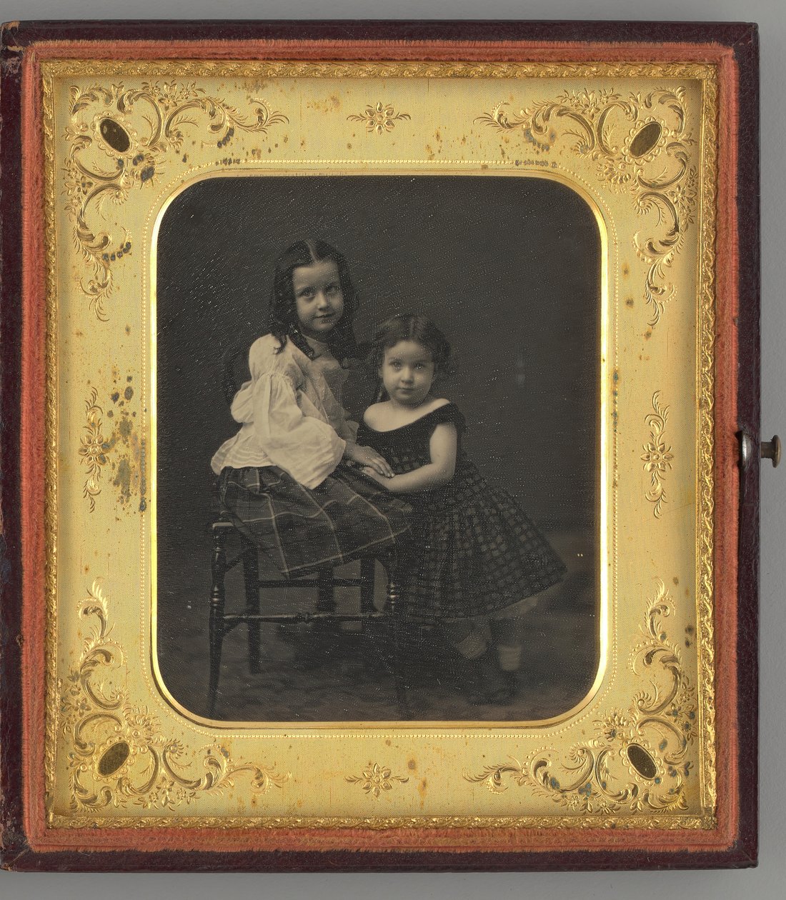 Ritratto senza titolo di due ragazze, 1861 da Mathew Brady