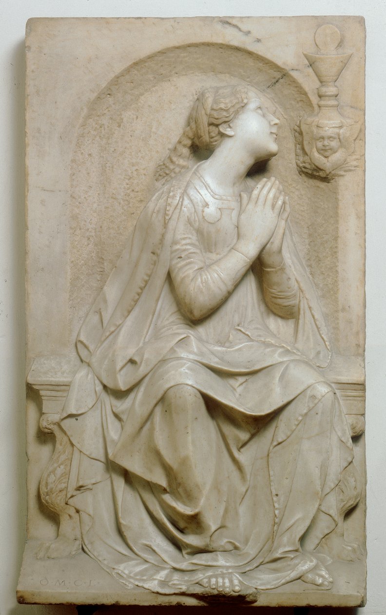 Fede, rilievo (marmo) da Matteo Civitali