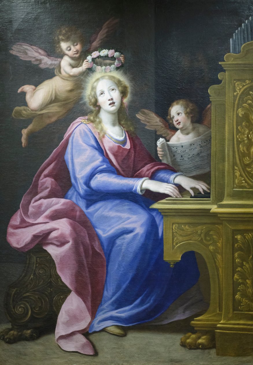 Santa Cecilia da Matteo Rosselli