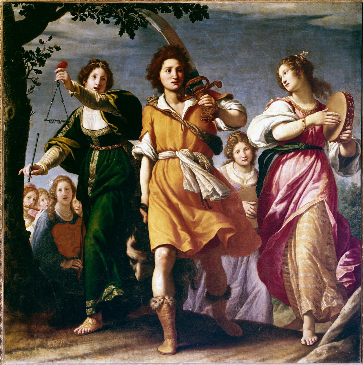 Il trionfo di Davide da Matteo Rosselli